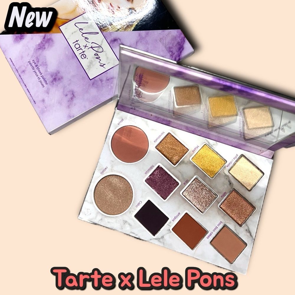 New | Tarte x Lele Pons Eye & Cheek Palette – 1.7g